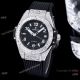 New! Swiss Hublot One Click White Pave Diamond Black Dial Watch (10)_th.jpg